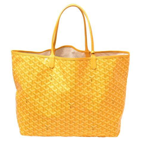 goyard boston 55|yellow Goyard bag.